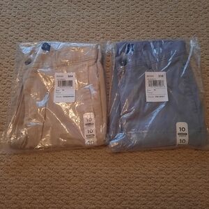 2 NWT boys Children's Place pants size 10, straight leg & stretch